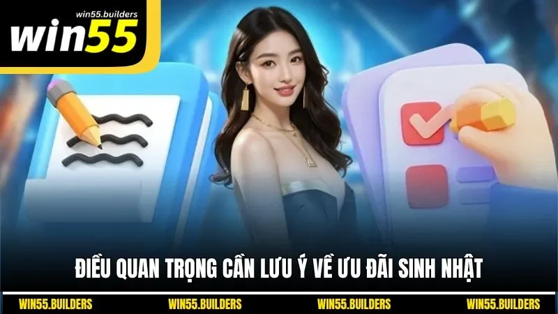 Điều quan trọng cần lưu ý về ưu đãi sinh nhật