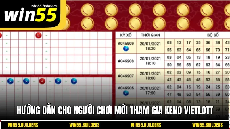 Hướng dẫn cho người chơi mới tham gia Keno Vietlott