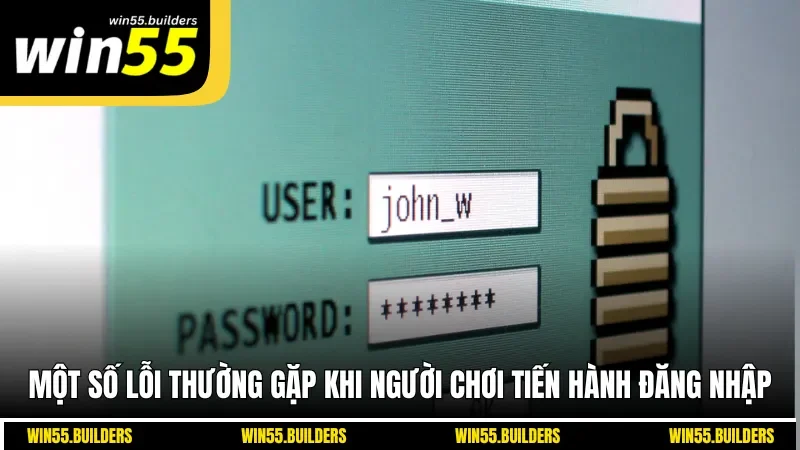 Một số lỗi thường gặp khi người chơi tiến hành đăng nhập