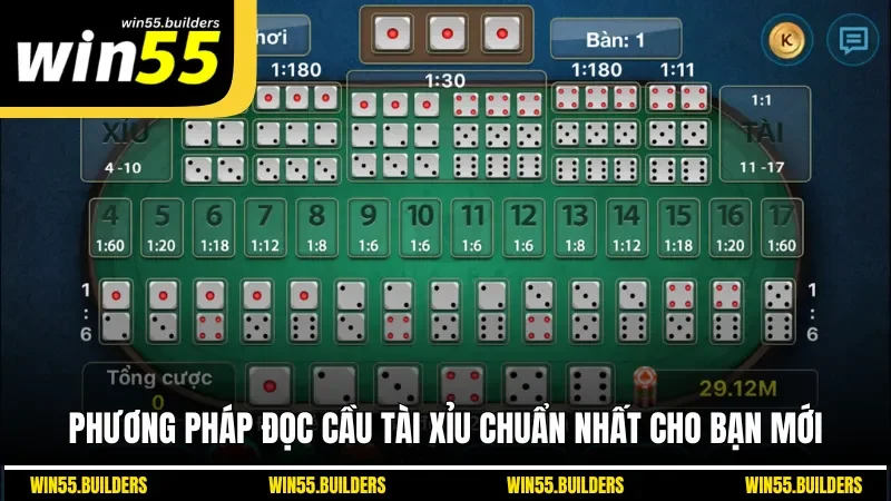 Phương pháp đọc cầu tài xỉu chuẩn nhất cho bạn mới