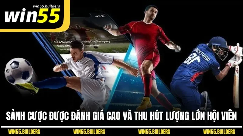 Sảnh cược được đánh giá cao và thu hút lượng lớn hội viên