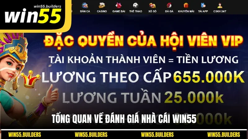 Tổng quan về đánh giá nhà cái Win55